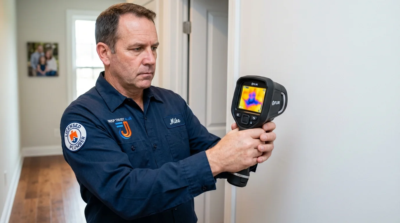 Thermal imaging leak detection by Johns Plumbing LLC in Pelahatchie